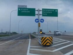 PEMBANGUNAN TOL KLATEN-PRAMBANAN DIBUKA UNTUK DUA JALUR  AKSES KELUAR -MASUK