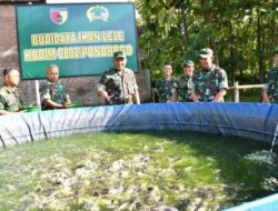 Kunker ke Kodim 0802/Ponorogo, Danrem 081/Dsj Beri Pengarahan Sekaligus Mengecek Pilot Project Ketahanan Pangan