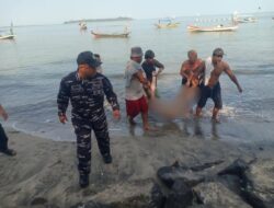 TNI AL Bersama TIM SAR Gabungan Berhasil Evakuasi Mayat Tanpa Identitas