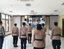 Maknai Hari Bhayangkara ke-79, Polresta Sidoarjo Ikuti Upacara Nilai Luhur Tribrata