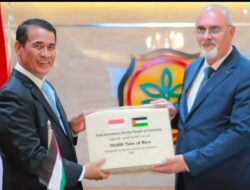 Presiden Prabowo Subianto Meminta Mentan RI Andi Amran Sulaiman Memberikan Hibah Kemanusiaan 10 Ribu Ton Beras Kepada Palestina