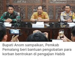 Pemkab Pemalang Bantu Pengobatan Korban Bentrokan di Pengajian Habib Rizieq Shihab