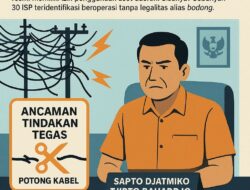 30 ISP Bodong Beroperasi di Ponorogo, Diskominfo Ancam Potong Kabel