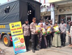 POLRES JEPARA DAN BULOG GELAR GERAKAN PANGAN MURAH, SEDIAKAN 3,5 TON BERAS MURAH UNTUK WARGA MAYONG DAN NALUMSARI