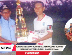 TURNAMEN ANTAR DUKUH DESA KENDALSARI, DUKUH 5 SIDOMULYO (PERSIDO) RAIH JUARA PERTAMA