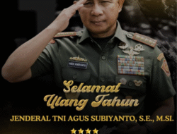 Keluarga Besar CyberTNI.id Sampaikan Ucapan Ulang Tahun Untuk Panglima TNI Jenderal Agus Subiyanto