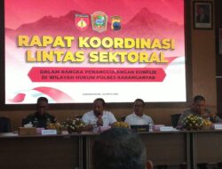 Polres Karanganyar Gelar Rakor Lintas Sektoral Bahas Penanganan Konflik Sosial