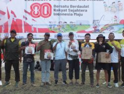 PERERAT SILATURAHMI DENGAN MASYARAKAT, KODIM 0614/KOTA CIREBON GELAR LOMBA MANCING MERIAHKAN HUT ke-80 RI