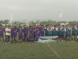 DESA SETU PATOK GELAR TURNAMEN SEPAK BOLA ANTAR BLOK “TIRTA SELA CUP” SAMBUT HUT RI KE-80 