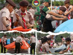 UPACARA PERKEMAHAN PRAMUKA TARUNA NUSANTARA ANGKATAN 36