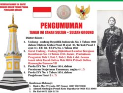 PEMERINTAH PUSAT & DAERAH MEMBUAT UNDANG-UNDANG PERDA DIY, PERGUB DIPERGUNAKAN SEBAGAI ALAT UNTUK MENYEROBOT TANAH HAK MILIK TURUN-TEMURUN PRIBADI SULTAN HAMENGKUBUWONO KE X