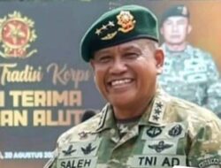 PANGLIMA TNI JENDERAL AGUS SUBIYANTO MENUNJUK LETJEN MUHAMMAD SALEH MUSTAFA MENJADI WAKIL KEPALA STAF ANGKATAN DARAT (WAKASAD)