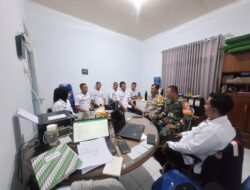 BABINSA DAN BHABINKAMTIBMAS SUNYARAGI GELAR BINKOMSOS BAHAS PERSIAPAN OPERASIONAL DAPUR MBG