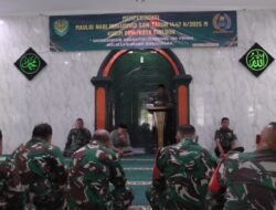 KODIM 0614/KOTA CIREBON PERINGATI MAULID NABI MUHAMMAD SAW 1447 H: MOMENTUM PERKUAT KARAKTER PRAJURIT TNI LEWAT KETELADANAN RASULULLAH 