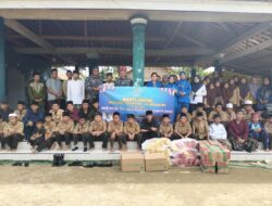 PERINGATI HUT KE-80 TNI AL, BRIGIF 4 MAR/BS LAMPUNG MELAKSANAKAN KEGIATAN BAKTI SOSIAL