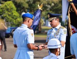 GUBERNUR AAU HADIRI UPACARA PERESMIAN SATUAN BARU DAN ALIH KODAL SATUAN JAJARAN TNI AU