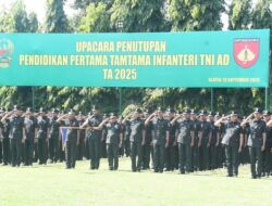 PANGDAM IV/DIPONEGORO TUTUP PENDIDIKAN TAMTAMA INFANTERI TNI AD TA 2025: CETAK 28.083 PRAJURIT BARU SIAP MENGAPDI