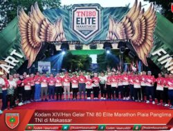 KODAM XIV/HSN GELAR TNI 80 ELITE MARATHON PIALA PANGLIMA TNI DI MAKASSAR 