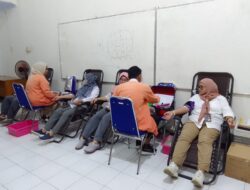 AKSI SOSIAL DONOR DARAH PERHUTANI KPH JOMBANG GANDENG PMI KABUPATEN JOMBANG