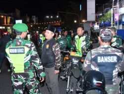 PATROLI KOLABORATIF KODIM PONOROGO BERSAMA GP ANSOR DAN BANSER WUJUDKAN SUASANA KONDUSIF DI PONOROGO 