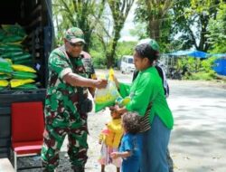 Lanud YKU Timika Hadirkan Ketangguhan Pangan: 1,5 Ton Beras SPHP Disalurkan Lewat Gerakan Pangan Murah