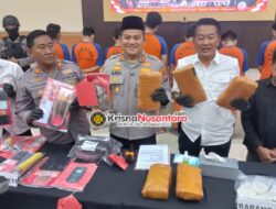 Polres Jombang Ungkap Sindikat Narkoba, Ribuan Pil Koplo,5 Kg Ganja Dan 216 Ribu Pil Disita