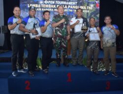 PANGKORMAR SABET JUARA 1 EKSEBISI PISTOL EKSEKUTIF PANGLIMA TNI CUP 2025