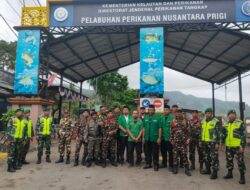 TNI Dan Banser Di Trenggalek Bergandengan Tangan Jaga Kondusifitas Watulimo