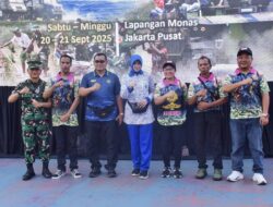 PANGKORMAR DAMPINGI PANGLIMA TNI DALAM BAKTI SOSIAL KESEHATAN HUT KE-80 TNI