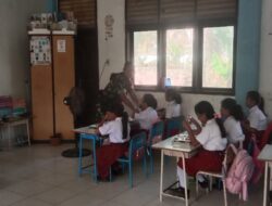 Koramil 05/Lahewa Monitoring Program MBG Hadir Di Lahewa