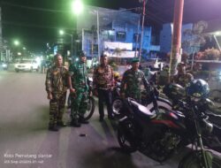 Patroli Malam Koramil Siantar Timur Dan FKPPI, Hadirkan Rasa Aman Untuk Warga Kota Pematangsiantar 
