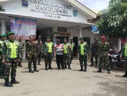 TNI Dan Banser Intensifkan Patroli Kamtibmas Di Trenggalek, Pastikan Gandusari Tetap Kondusif