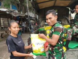 Sinergi TNI Dan Rakyat: Kodim 1612/Manggarai Gelar Pasar Murah Bantu Ekonomi Warga