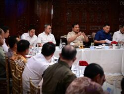 Prabowo Bahas Program Makan Bergizi Gratis Hingga Ketahanan Pangan