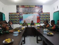 Sambut Batalyon Pengganti Satgas Pamtas RI-RDTL Sektor Barat Gelar Serah Terima Tugas