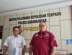 Adv. Donny, S.H., S.Kom., M.Kom., C.Md. Didampingi M. Arifin SH MH S.Sos., M.M., Menghadiri Mediasi Di Polres Karanganyar