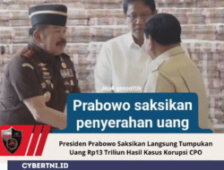 Presiden Prabowo Saksikan Langsung Tumpukan Uang Rp13 Triliun Hasil Kasus Korupsi CPO