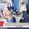 Semarak HUT 14 NasDem, Dinas Kesehatan Jombang Gelar Cek Kesehatan Gratis dan Program DULADI di Kantor DPD Partai NasDem