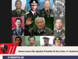 Nama Nama Eks Ajudan Presiden RI Ke 2 Alm. H.Soeharto