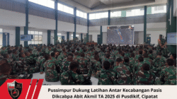 Pussimpur Dukung Latihan Antar Kecabangan Pasis Dikcabpa Abit Akmil TA 2025 di Pusdikif, Cipatat