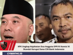 KPK Ungkap Kejahatan Dua Anggota DPR RI Komisi XI Skandal Korupsi Dana CSR Bank Indonesia