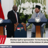 Menhan Sjafrie Sjamsoeddin Terima Kunjungan Kehormatan Menhan Afrika Selatan Di Jakarta