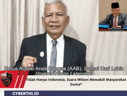Tidak Hanya Indonesia, Suara Wilson Mewakili Masyarakat Dunia