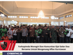 Forkopimda Wonogiri Dan Komunitas Ojol Gelar Doa Bersama Untuk Mengenang Affan Kurniawan