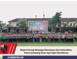 Wujud Sinergi Menjaga Keamanan Dan Ketertiban, Polres Jombang Gelar Apel Ojol Kamtibmas