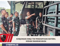 KUNJUNGAN KERJA TIM PENGHAPUSAN MATERIIL KODAM ISKANDAR MUDA