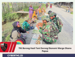 TNI Borong Hasil Tani Dorong Ekonomi Warga Obano Papua