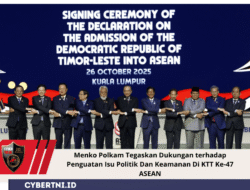 Menko Polkam Tegaskan Dukungan terhadap Penguatan Isu Politik Dan Keamanan Di KTT Ke-47 ASEAN