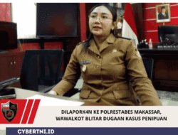 DILAPORKAN KE POLRESTABES MAKASSAR, WAWALKOT BLITAR DUGAAN KASUS PENIPUAN