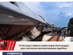 PT KAI Daop 7 Madiun Insiden Anjlok KA Purwojaya Jalur Lalin Kereta Api Keterlambatan Signifikan